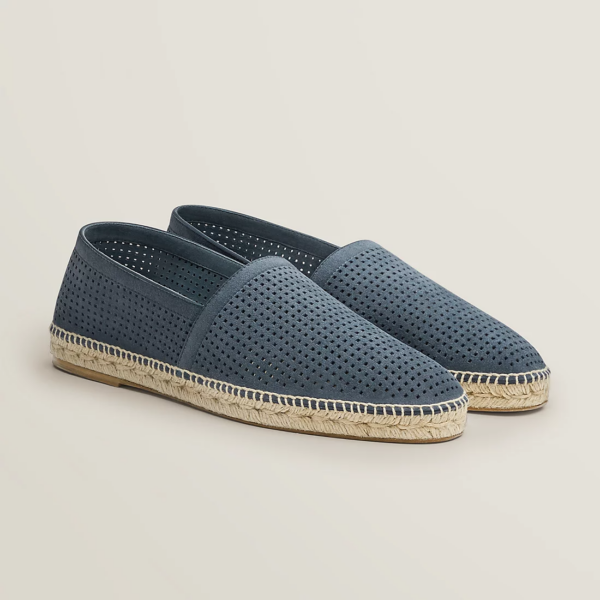 Giày Hermes Enrique Espadrille 'Blue Sky' H221863ZHQ8410 - Ảnh 4