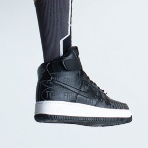 Alternative view of Giày Nike Air Force 1 High '07 Premium 'Toll Free Pack Black' CU1414-001