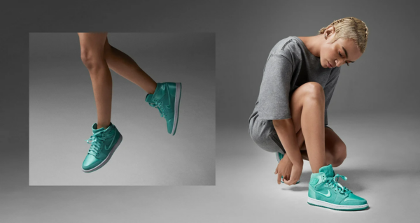 Giày Nike Wmns Air Jordan 1 Retro High 'Season Of Her: Aqua' AO1847-440 - Ảnh 2