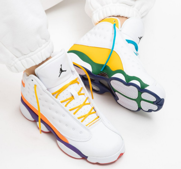 Giày Nike Air Jordan 13 Retro GS 'Playground' CV0785-158 - Ảnh 5