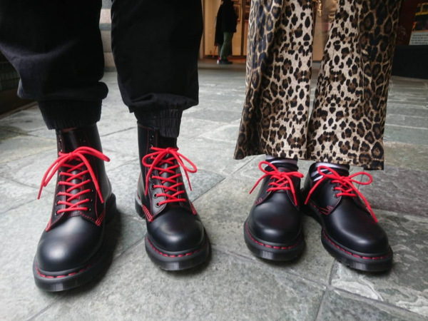 Giày Dr. Martens 1460 Contrast Stitch Ankle Boots 'Red' 25827001 - Ảnh 5