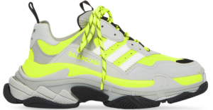Giay Balenciaga x Adidas Triple S 'Neon Gray' 712821-W2ZB5-7512