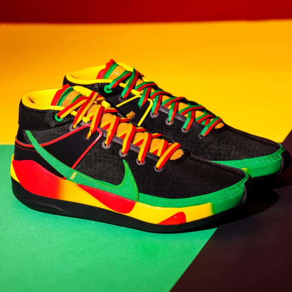Giày Nike KD 13 EP 'Rasta' DC0008-001 - Ảnh 3