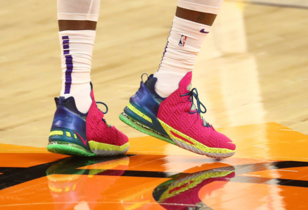 Giày Nike LeBron 18 EP 'Los Angeles By Night' DB7644-600 - Ảnh 9