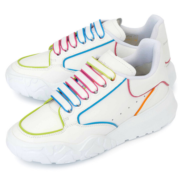 Giày Alexander Mc.Queen Coat Trainer Women Sneakers 676691 Wia9P 9035 - Ảnh 6