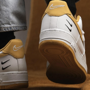 Alternative view of Giày Nike Air Force 1 '07 LV8 'Double Swoosh White Light Ginger' CT2300-100