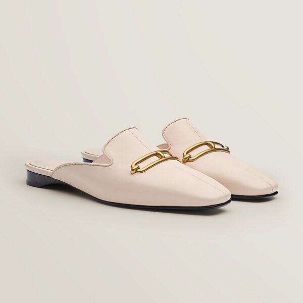 Giày Hermes Esmee Mule 'Blanc Poros' H221156Z1E390 - Ảnh 3