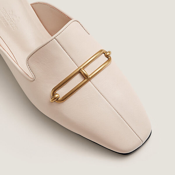 Giày Hermes Esmee Mule 'Blanc Poros' H221156Z1E390 - Ảnh 5