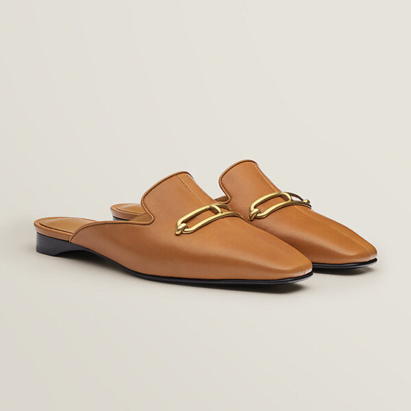 Giày Hermes Esmee Mule 'Beige Doré' H221156ZB8365 - Ảnh 2