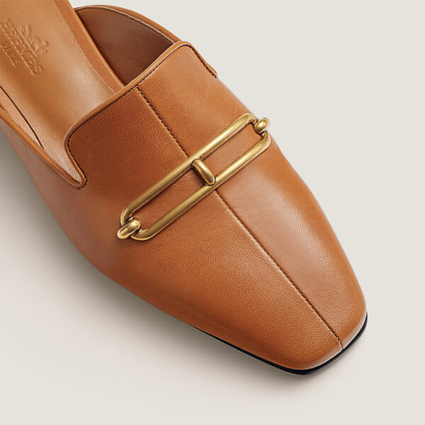 Giày Hermes Esmee Mule 'Beige Doré' H221156ZB8365 - Ảnh 4