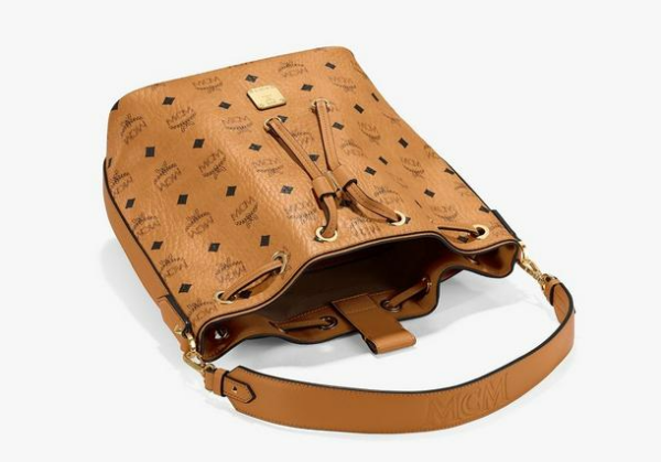 Túi MCM Essential Drawstring Bag Visetos Cognac MWDAASE02CO001 - Ảnh 6