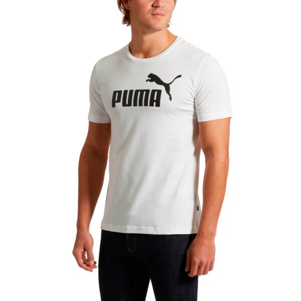 Puma Essentials Logo Tee White 851740-02 - Ảnh 3