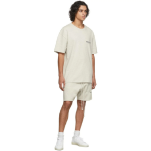 Ao Fear Of God Essentials T Shirt 'Light Heather Oatmeal'