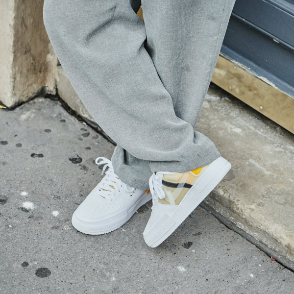 Giày Nike Air Force 1 Type White Gold AT7859-100 - Ảnh 3