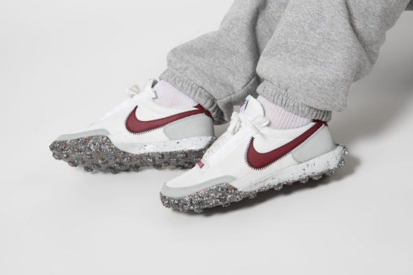 Giày Nike Waffle Racer Crater 'Summit White Red' CT1983-103 - Ảnh 9