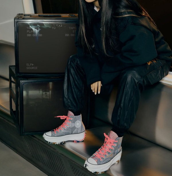 Giày Converse Run Star Hike High 'Knit Mashup' 170249C - Ảnh 4