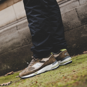 Alternative view of Giày New Balance 991 Made In England 'Olive Brown' M991OLB