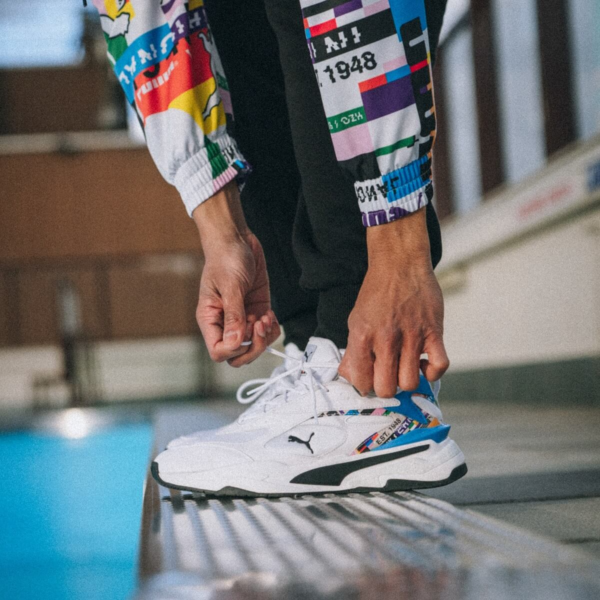 Giày Puma RS-Fast Intl Game 'White Blue' 375149-01 - Ảnh 3