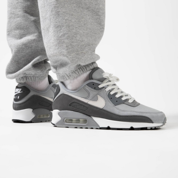 Giày Nike Air Max 90 Premium 'Light Smoke Grey' DA1641-001 - Ảnh 3