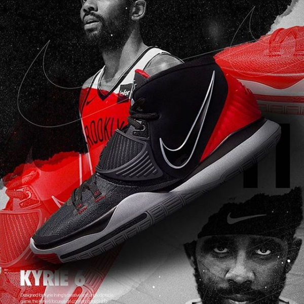 Giày Nike Kyrie 6 'Bred' BQ4630-002 - Ảnh 3