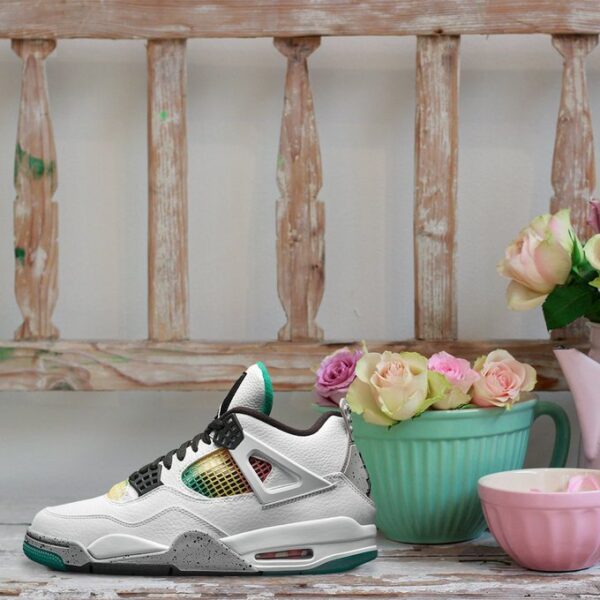 Giày Nike Air Jordan 4 Retro 'Rasta' AQ9129-100 - Ảnh 2