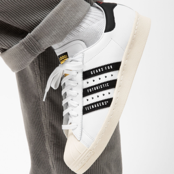 Giày Adidas Human Made x Superstar 'Gears For Futuristic Teenagers White' FY0730 - Ảnh 4