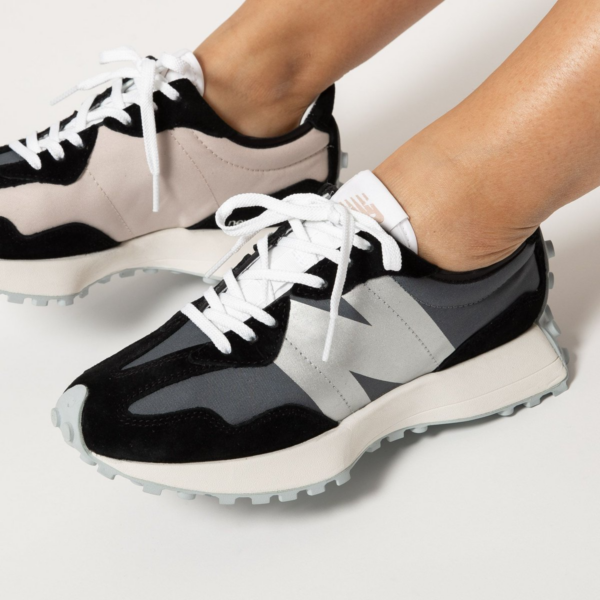Giày New Balance Wmns 327 'Black White' WS327CPA - Ảnh 5
