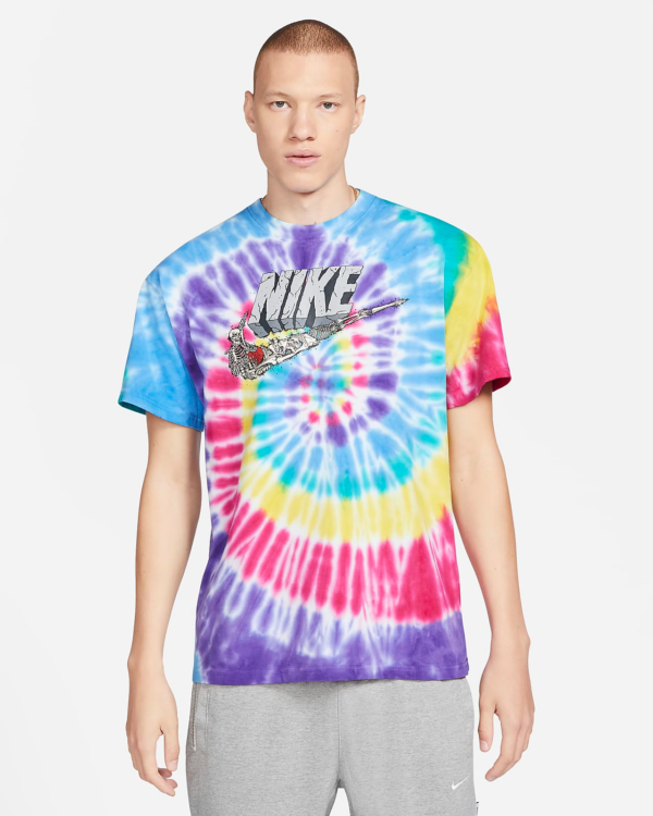 Áo Nike Exploration Series OG Tie Dye Skeleton Swoosh Tee - Ảnh 2