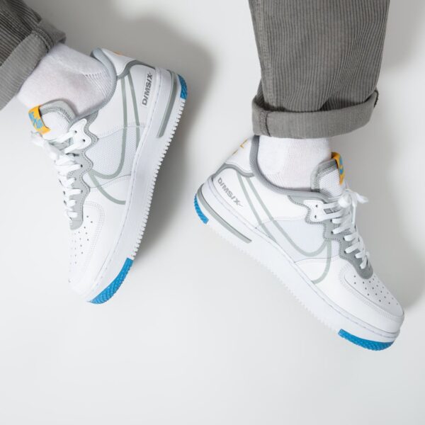 Giày Nike Air Force 1 React 'Smoke Grey Gold' CT1020-100 - Ảnh 2