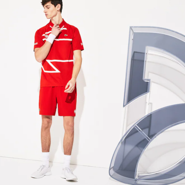 Áo Lacoste Novak Djokovic Polo 'Red' - Ảnh 3
