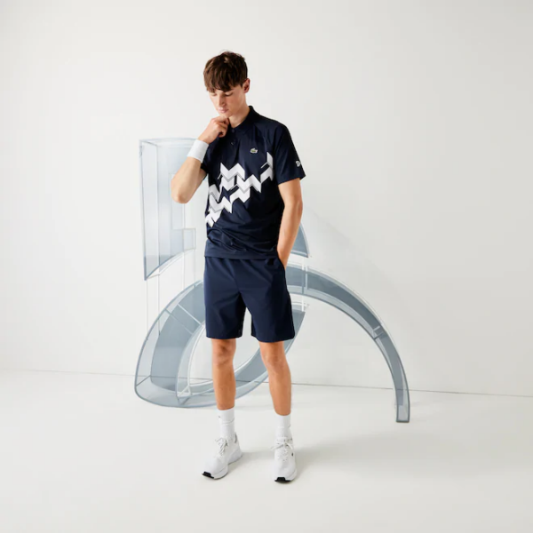 Áo Lacoste Novak Djokovic 'Navy' - Ảnh 2
