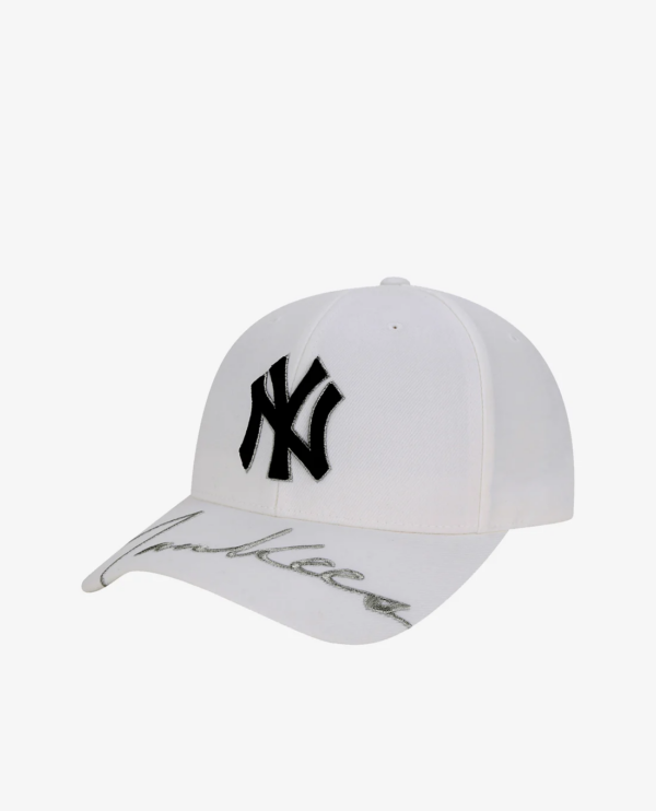 Mũ MLB NY Yankees White 'Black' 32CPIK011-50X - Ảnh 2