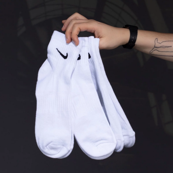 Tất Nike Everyday Cushioned Training Ankle Socks White SX7667-100 - Ảnh 3