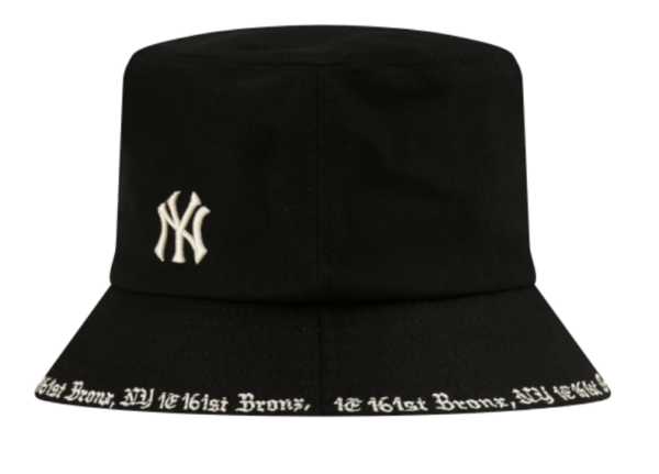 Mũ MLB Gothic Stadium Bucket Hat New York Yankees Black 32CPHG011-50L - Ảnh 4
