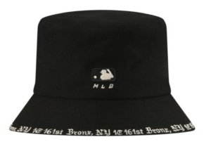 Alternative view of Mũ MLB Gothic Stadium Bucket Hat New York Yankees Black 32CPHG011-50L