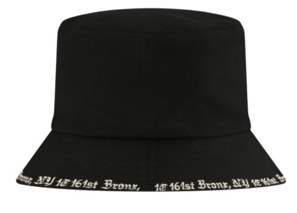 Mũ MLB Gothic Stadium Bucket Hat New York Yankees Black 32CPHG011-50L - Ảnh 3