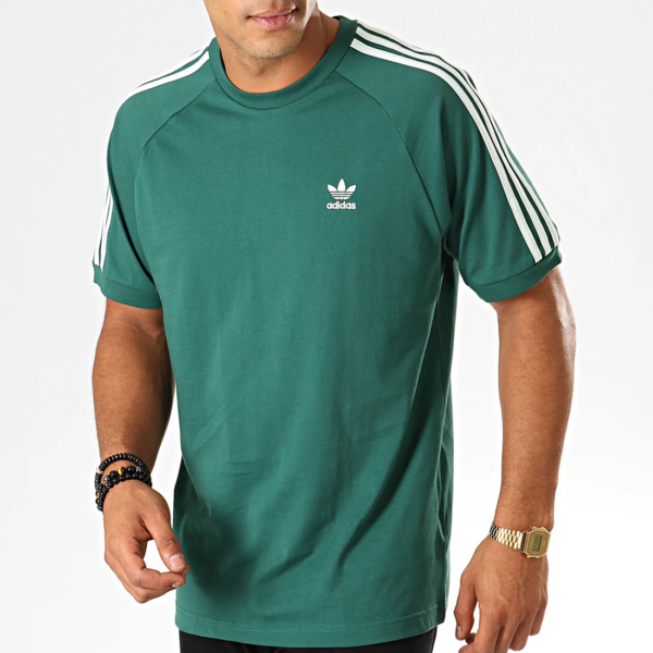 Áo Adidas 3 Stripes Tee Green ED5956 - Ảnh 2
