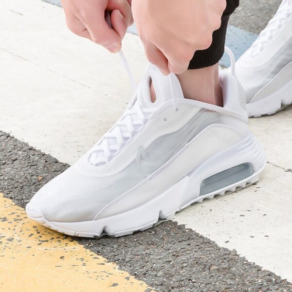 Giày Nike Air Max 2090 'Triple White' BV9977-100 - Ảnh 3