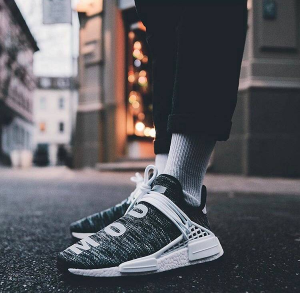 Giày Addias Pharrell x NMD Human Race Trail 'Oreo' AC7359 - Ảnh 4
