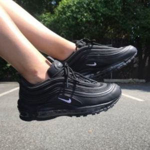 Alternative view of Giày Nike Air Max 97 GS 'Black' 921522-011