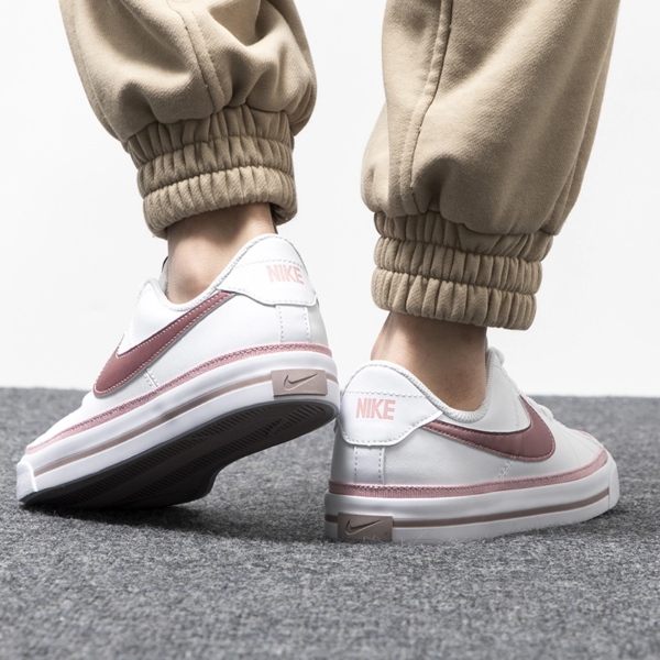 Giày Nike Court Legacy GS 'White Pink Glaze' DA5380-110 - Ảnh 3