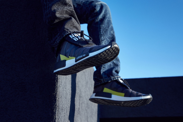 Giày Adidas Neighborhood x A Bathing Ape x NMD TS1 PK 'Stealth' EE9702 - Ảnh 4