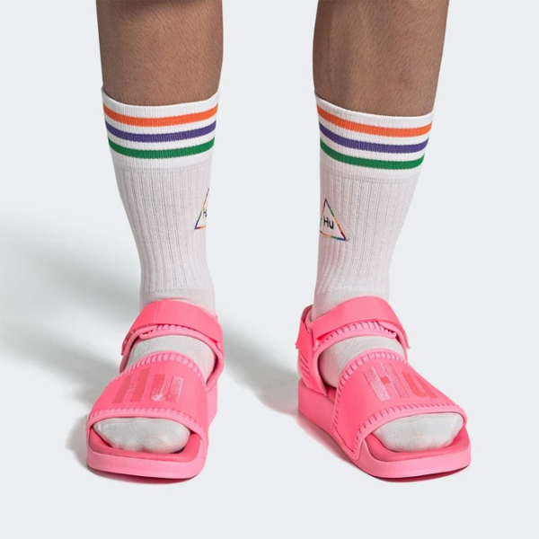 Dép Adidas Pharrell x Adilette 2.0 Sandal 'Hyper Pop'  FU7612 - Ảnh 4