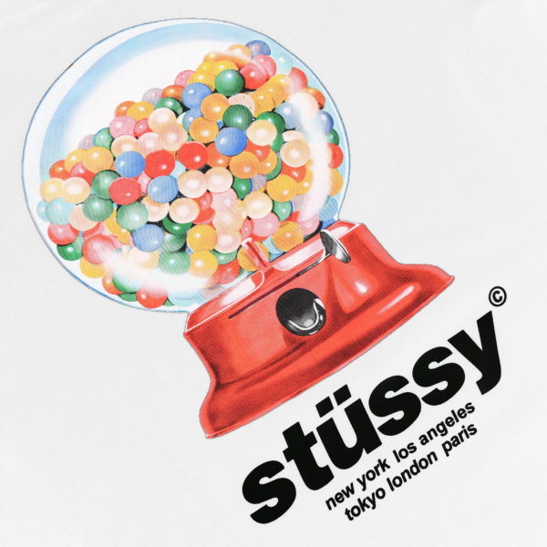 Ao Stussy Gumball T-Shirt 'White'