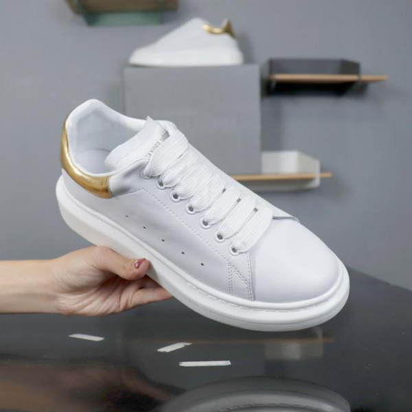 Giày Alexander McQueen Oversized Sneaker 'White Gold' 553680-WHNBG-9075 - Ảnh 5