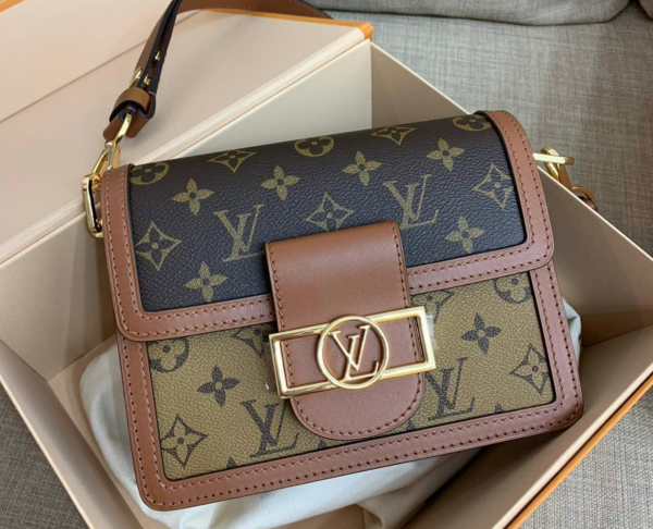 Túi Louis Vuitton Dauphine Mini Handbag M44580 - Ảnh 5