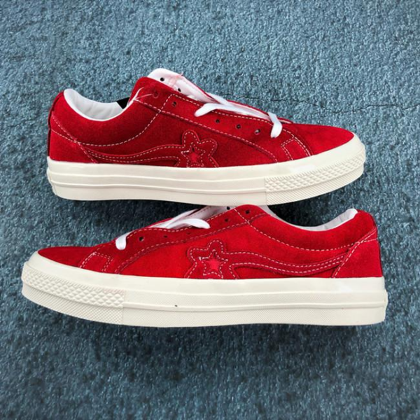 Giày Converse Golf Le Fleur x One Star Ox 'Mono Red' 162132C - Ảnh 2