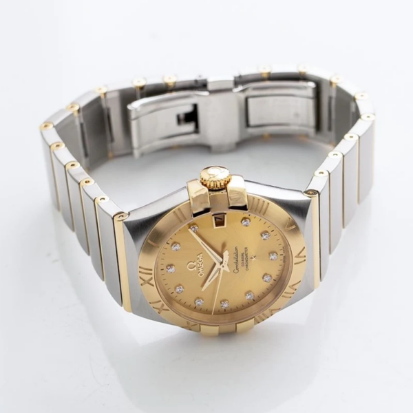 Đồng Hồ Omega Constellation Champagne 'Gold' 123-20-35-20-58-001 - Ảnh 2