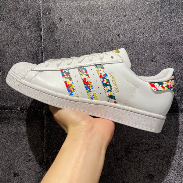 Giày Adidas Superstar 'White Splatter' FX5540 - Ảnh 3