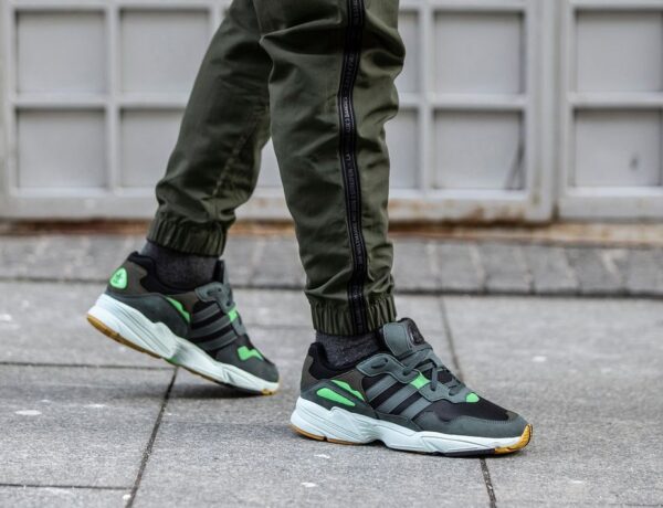 Giày Adidas Yung-96 'Olive Gum' F35018 - Ảnh 4
